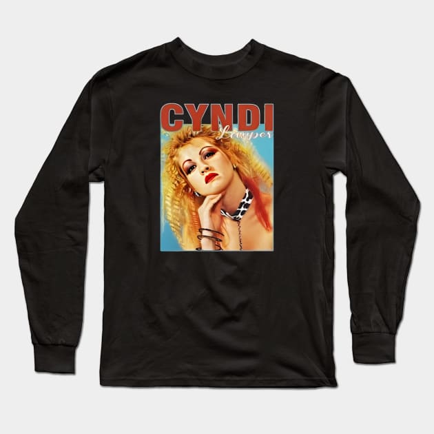 Cyndi lauper// retro for fans Long Sleeve T-Shirt by DetikWaktu